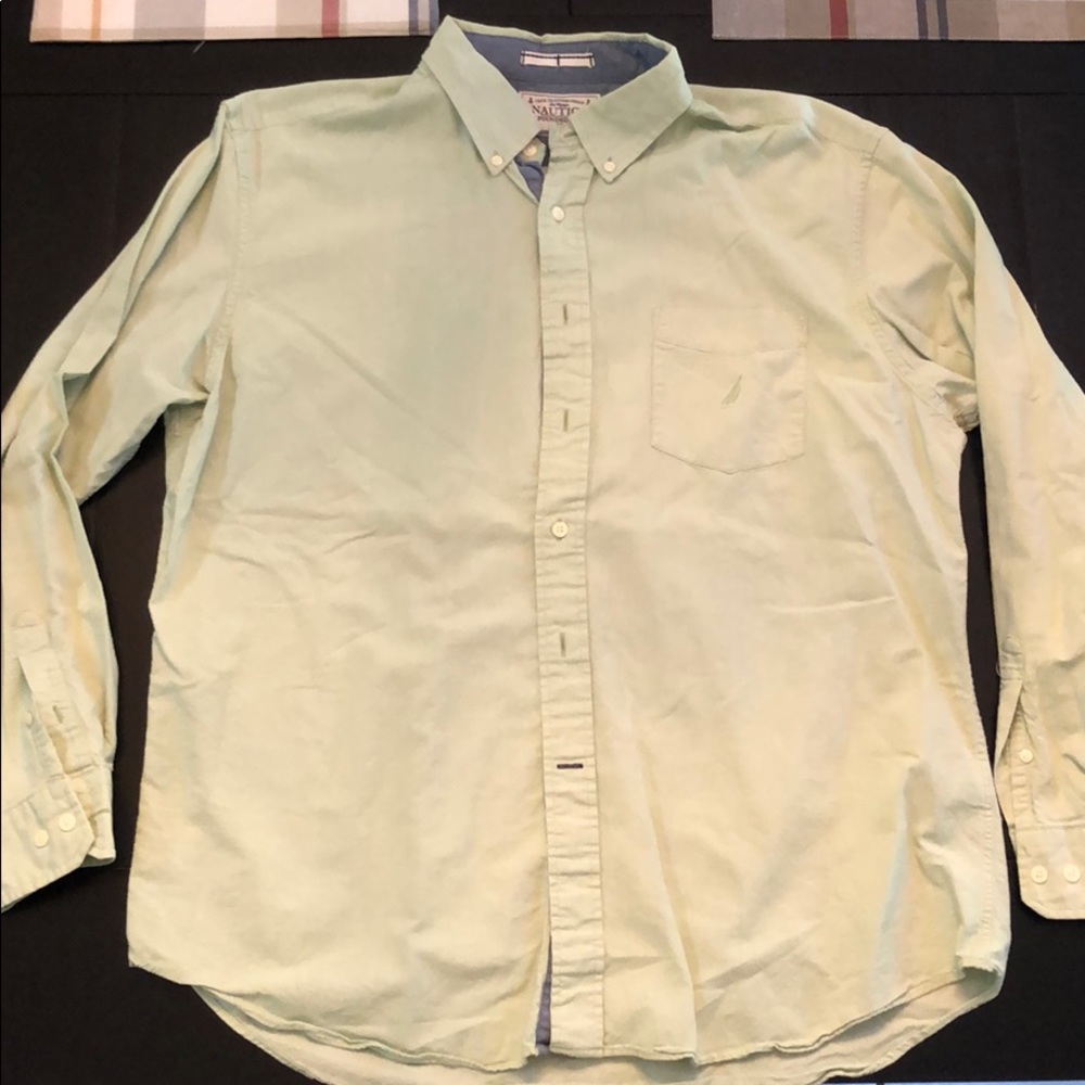 Nautical Button Down XL